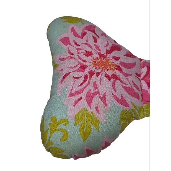 Original Elephant Ears Brand Infant Baby Pillow Pink With Elephant Design Floral - Picture 6 of 6